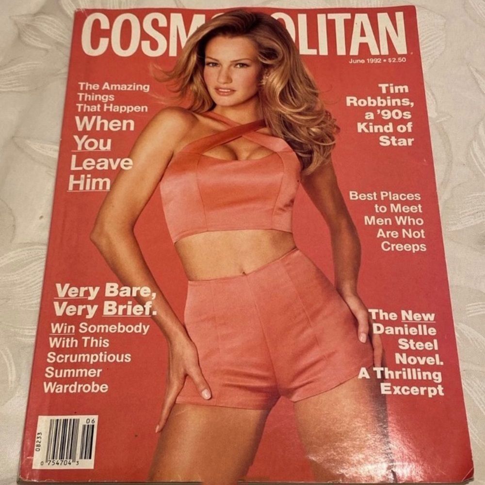 Vintage Cosmopolitan Magazine June 1992